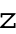 Lowercase Z